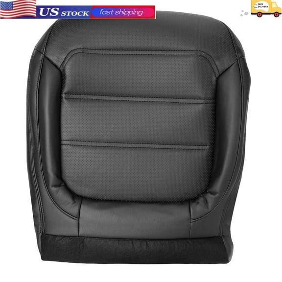HUONA Driver Side Seat Cover Front Left Bottom Microfiber Leather Seat Cover Replacement for Volkswagen Passat 2012-2020