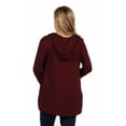 thumbnail image 5 of Maternity Long Sleeve Pocket Hooded Cardigan, 5 of 6