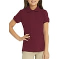 thumbnail image 4 of Real School Uniforms Big Kid Short Sleeve Fem-Fit Polo 68002, 4 of 6
