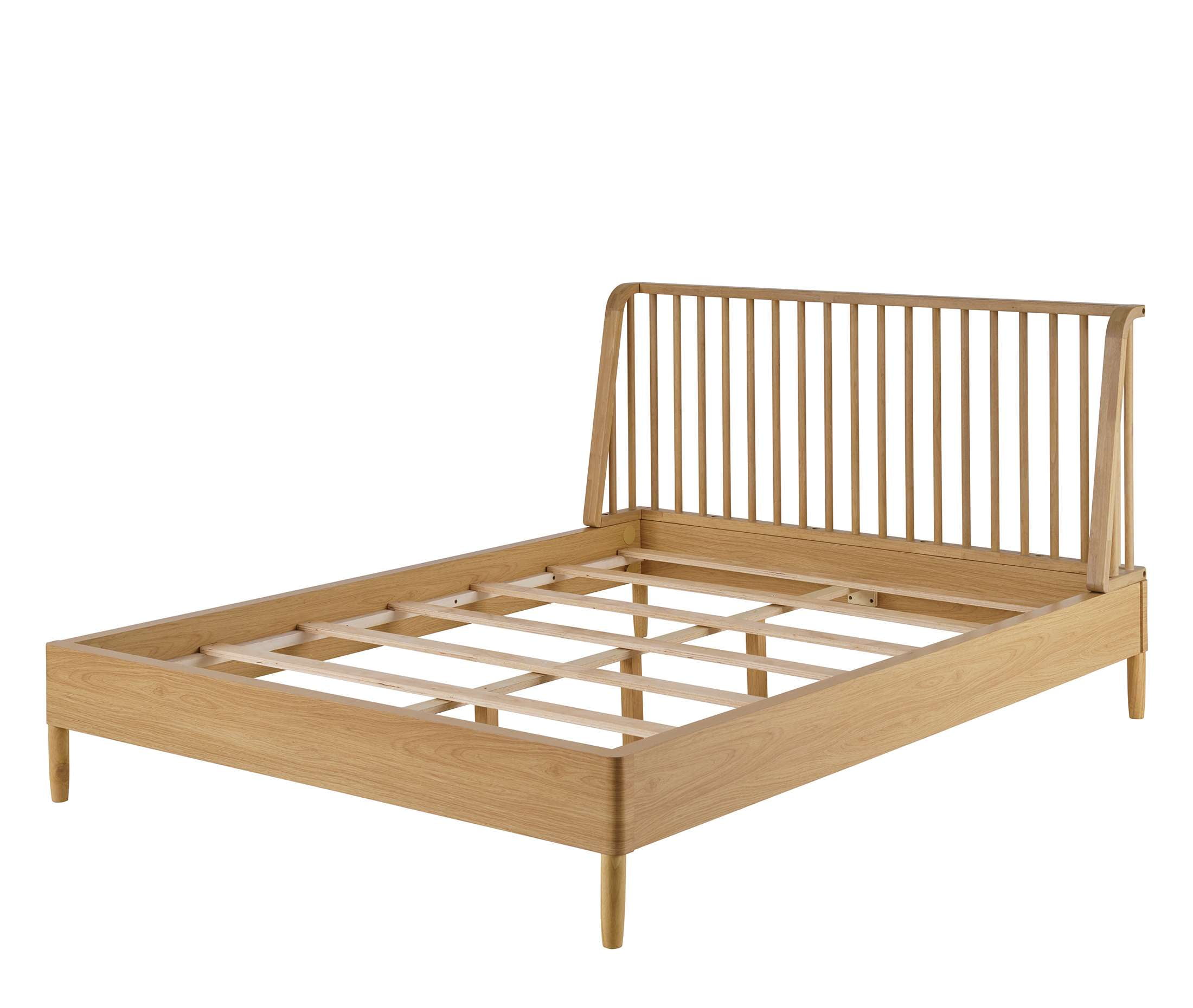 Better Homes & Gardens Lillian Spindle Bed, Queen, Natural Pine Finish