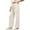 # 1 Beige, variant on Taqqpue Women's Maternity Dress Pants Solid Color Over The Belly Stretchy Work Slack Pregnancy Pants Wide Leg Lounge Trousers with Pockets for Women
