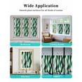 thumbnail image 6 of Window Privacy Film Green Stripe Stained Glass Window Film Decorative Sun Block Window Cover Gradient Color Geometric Modern Abstract Window Clings Static Adhesive Sticker for Bathroom 17.7"x39.3", 6 of 7