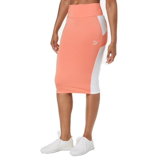 Puma Women's Archive Pencil Skirt, (Orange Large) - Walmart.com