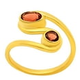 thumbnail image 3 of 18K Gold Over Brass Hessonite Garnet - Madagascar Ring s.8 Jewelry RM-1039 TGR1007_A_8, 3 of 6