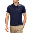 thumbnail image 2 of Qzwdhjm Men's Henley Shirts Collared Short Sleeve Golf Tees Classic Fit Button up Shirt with Pocket Big and Tall Tops for Going Out, 2 of 9