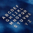 thumbnail image 4 of 52 colgantes de letras de acero inoxidable de la A a la Z, colgantes de metal plateado con letras mayúsculas del alfabeto., 4 of 8