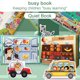 thumbnail image 5 of Vogacara Libro silencioso de papel impermeable para padres e hijos, libros de de desarrollo táctil educativo interactivo para interiores, sala de Juguetes Transporte Vogacara FN010232-02B, 5 of 6