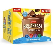 Carnation Breakfast Essentials Powder Drink Mix, Rich Milk Chocolate, 22 Count Box Of Packets (Packaging May Vary)