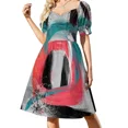 thumbnail image 3 of Sellos postales antiguos Vestido de manga corta Vestidos de moda para mujer Ropa femenina Vestidos de ceremonia Vestido, 3 of 7
