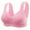 Pink, variant on XFLWAM Push Up Bra for Women No Underwire Comfortable Full Cover Bra Supportive Minimizer Bra Breathable Bra