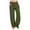 Army Green, variant on Slacks for Women Summer Thin Linen Pants Wide Leg Loose Drawstring High Waist Palazzo Trousers with Pockets Womens Linen Pants Purple XL