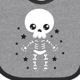 thumbnail image 4 of Inktastic Happy Halloween Spooky Skeleton and Stars Boys or Girls Baby Bib, 4 of 4