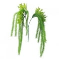 thumbnail image 2 of Artificial Plastic Grass Air Plants Fake Grass Faux Plants DIY Home Wall DecorationGreen, 2 of 8