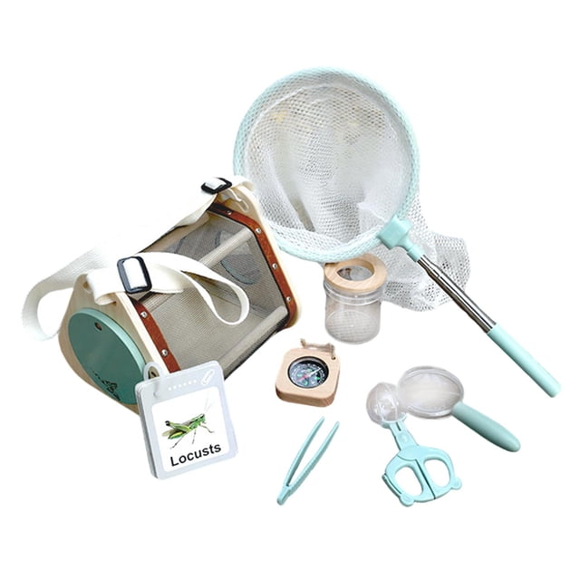 Kit De Exploración Al Aire Libre Para Niños, Caja De Observación Con Herramienta Para Atrapar Juguetes Para Niños Y Niñas