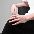 thumbnail image 4 of PAMTIER Stainless Steel 8MM Brushed Minimalist Wedding Band Ring for Men Women Rainbow Size 9, 4 of 6