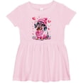 thumbnail image 3 of Inktastic Cute Dachshund with Heart Glasses and Pink Girls Baby Dress, 3 of 5