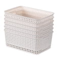 thumbnail image 2 of 6 Pcs Paniers de Rangement en Plastique pour Bureau (Sans Couvercle Version), Panier de Rangement Non Couvert*6 Liquidation, 2 of 4