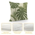 thumbnail image 4 of JRXY Palm Leaves with Lush Branches and Leaves Tropical Jungle Palm Leaves with Charming Colors Plush Pillowcase 1 Piece White, 4 of 5