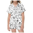 thumbnail image 4 of WEAIXIMIUNG Children's Hand Painted Sketching And Coloring DIY Hand Painted Pajama Set 130, 4 of 4