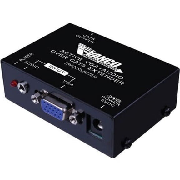 VGA Over Cat5e/Cat6 Extender with Audio (500 ft)