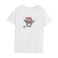 thumbnail image 3 of Camiseta para mujer Verano Casual Ropa deportiva Camisa con cuello redondo para viajes Viajes Trabajo L, 3 of 7