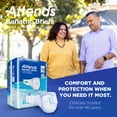 thumbnail image 4 of Attends Bariatric Incontinence Disposable Briefs, 4X-Large, Up to 106" Waist with SecureGrip Tab Closure, Ultimate Absorbency, Dry-Lock Containment Core & ConfidenceCuff Leakage Protection, 32ct Case, 4 of 10