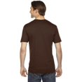 thumbnail image 3 of American Apparel Fine Jersey V-Neck Tee, XS, Brown, 3 of 3