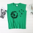 thumbnail image 3 of Graphic Shirt for Women Funny Print Sleeveless Cute Juniors Tops Teen Girl Tee Funny T Shirt, 3 of 4