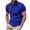 Blue, variant on hoksml Men Fitness Sporty Running Polo T Shirt Solid Color Button Cuffs Pocket Lapel Short Sleeve Leisure Versatile Tee Top 2025 Summer Clearance