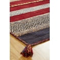 thumbnail image 3 of K2 Floor Style Andes Ruby Hand Made Cotton Chenille Area Rug, 3 of 4