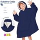 thumbnail image 2 of Sudadera Cobija Bluelander para Niño o Niña, Unisex, Capucha con Borrega y Mangas, Azul, 2 of 5