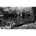 thumbnail image 2 of Grey, Jace 32x22 White Modern Wood Framed Museum Art Print Titled - Central Park Rowboat, 2 of 4