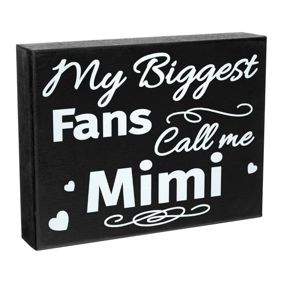 Mimi Gifts, My Biggest Fans Call Me Mimi Sign, Mother's Day Gift for Mimi From Grandkids, Mimi Decor, American Made