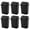 Black, variant on Sterilite 7.8 Gallon SwingTop Kitchen Wastebasket Trash Can, White(18 Pack)