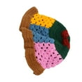 thumbnail image 4 of TRKIYQC Gorro de Pescador de Punto para Mujer, Color Block Hollow Out Patchwork Crochet Bucket Cap para otoño TRKIYQC casual, 4 of 8