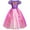 1Piece dress, variant on WIBACKER 3-8Y Girls Princess Dress Up With Crown Necklace And Ring For Birthday Party Halloween Christmas Costume Performance Dress Jewelry Wig Set