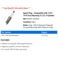 thumbnail image 2 of Spark Plug - Compatible with 1974 - 1976 Ford Mustang II 2.3L 4-Cylinder 1975, 2 of 2