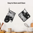 thumbnail image 6 of Bingfone Cosmic Landscape Celestial Art Print Oven Mitts Pot Holders Set 2 PCS for Kitchen for Cooking Grilling Baking BBQ Pot Holders Cook Essentials, 6 of 7