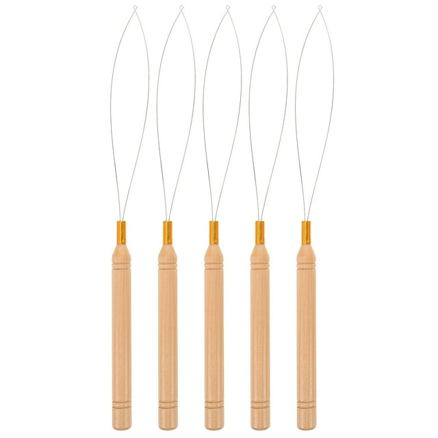 KAKOWELY 5Pcs Portable Beaded Threading Tool DIY Beading Apparatus Bead Threading Making Tool,8.86X"X0.39"X0.39"