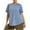 Light Blue, variant on Posijego Women's Plus Size Workout Shirts Gym Sports Running Athletic Tees Crew Neck Loose Yoga Tops