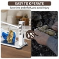 thumbnail image 4 of Adjustable Oyster and Clam Shucker Machine Kit – Stainless Steel Opener with Knives, Safety Glove, G-Clip – Professional Tool Set for Home, Kitchen, Restaurant, Buffet – Canada Size, 4 of 8
