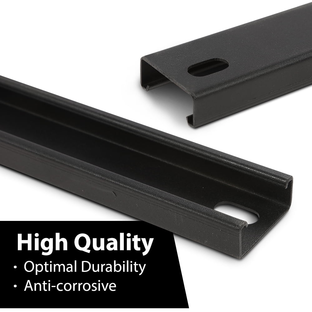CROSSDESIGN Black Roof Rack Side Rail Package Fit for 2009-2017 Chevrolet Traverse