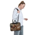 thumbnail image 6 of Lsque Oil Painting Chicken And Duck Pattern Laptop Bag – Portable & Slim Single-Shoulder Computer Case with Adjustable Strap, Protective, Lightweight for 13”/14”/15.6” Laptops, 6 of 8
