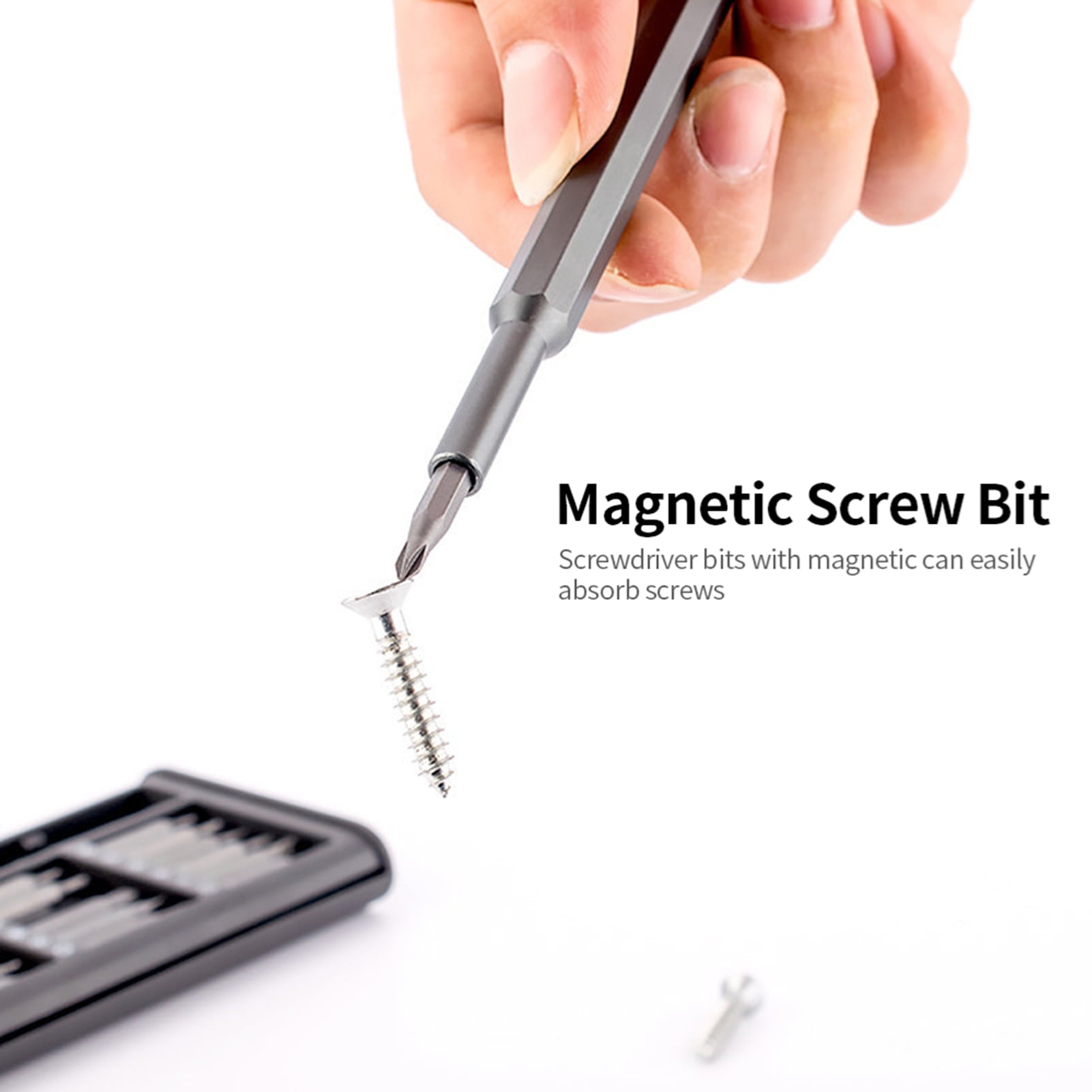 Screwdriver Set,  Screwdriver Set  Screwdriver Set Small Screwdriver Set with Aluminum Alloy Handle for Easy Storage and Use