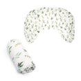 thumbnail image 1 of Funda para Almohada de Lactancia Boppy de Algodón Orgánico con Hojas Verdes, 1 of 6