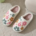 thumbnail image 4 of Slippers Pareja Esponjosa Zapatos Casa Lujo Flores para Hombres Mujeres, 4 of 9