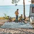 thumbnail image 4 of Mainstays 48"x72", polypropylène 100% recyclé, pique-nique extérieur, tapis de plage de Camping Palms - tapis de plage léger, 4 of 8