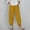 A_Yellow, variant on XPMWRP Summer Pants for Women Casual Wide Leg Drawstring Elastic Waist Solid Color Capris Crop Pant with Pockets Brown XXXXXL