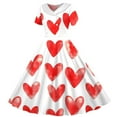 thumbnail image 5 of Girls Summer Dresses Short Sleeve Turndown Collar Casual Dress Kids Clothes Girls Size 5-14, 5 of 6