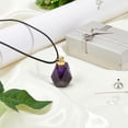 thumbnail image 5 of Keepsake Urn Amethyst Memorial Urns Wearable Small Container for Ashes Purple Mini Urn with Storage Box Spoon Stick and Funnel for Human or Pets Ashes diy, 5 of 6